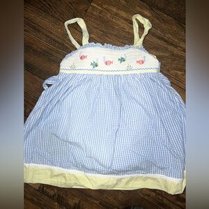 Smocked Fish Dress 3T